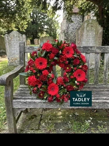 Traditional Wreath Red Flowers