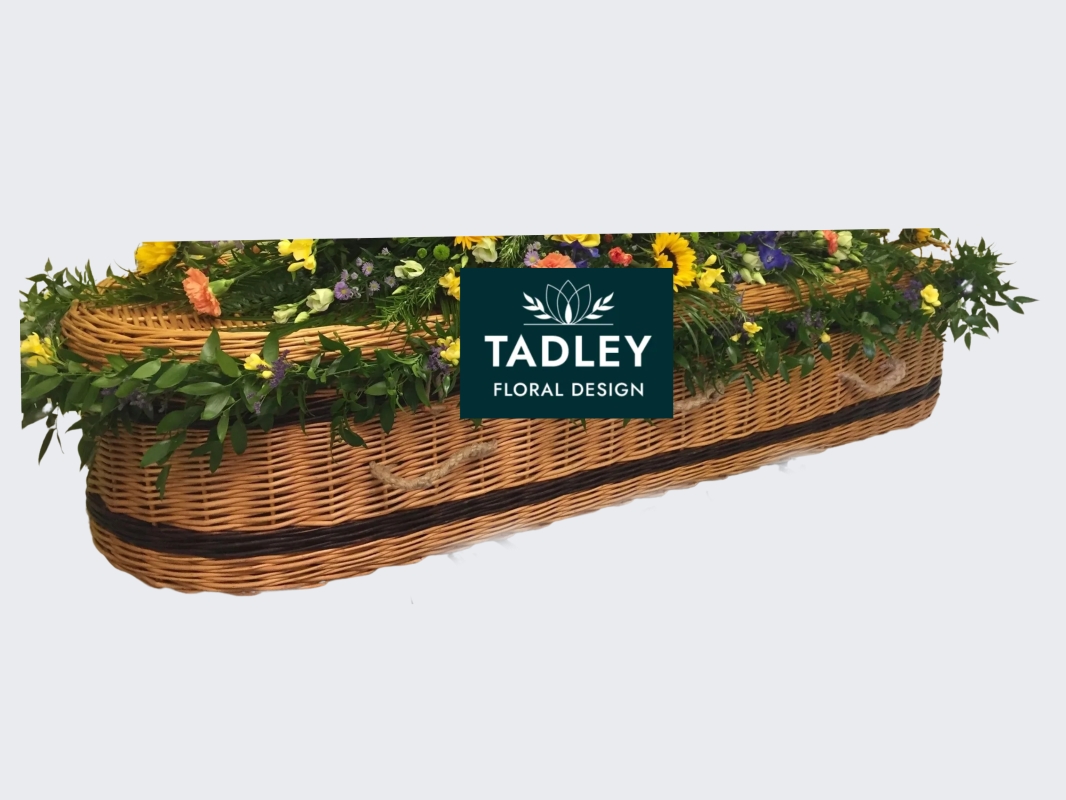 Coffin Spray & Garland Bright Colours 6'