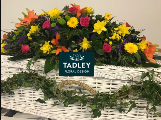 Coffin Greenery Garland