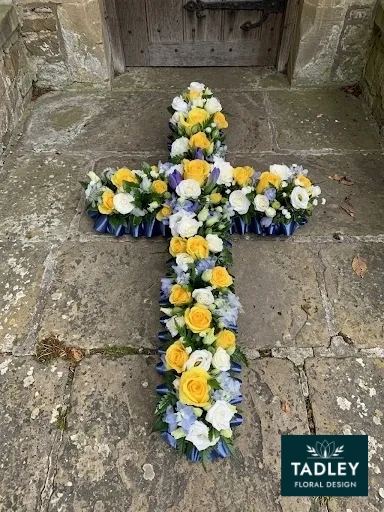 Cross Mixed Flowers