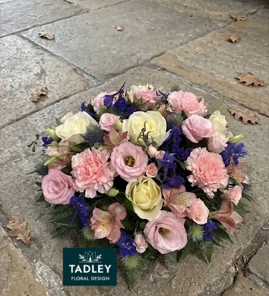 Classic Posy Pad Pink, White & Blue