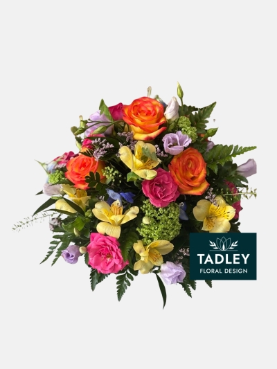 Country Posy Bowl Bright Colours