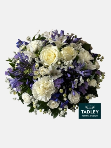Classic Posy Pad Blue & White