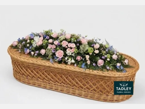 Country Pastel Coffin Spray