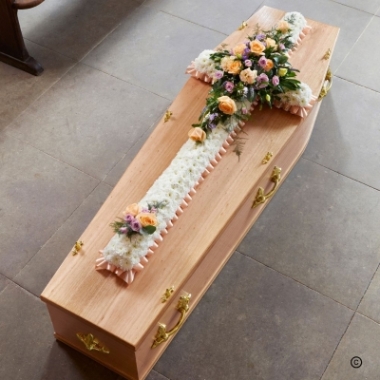 Traditional Cross Peach & LIlac